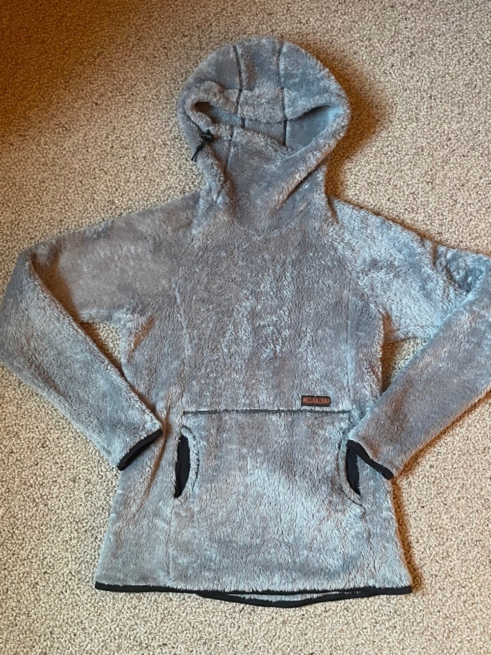 Melanzana High Loft Hoodie, Womens Large, NWOT